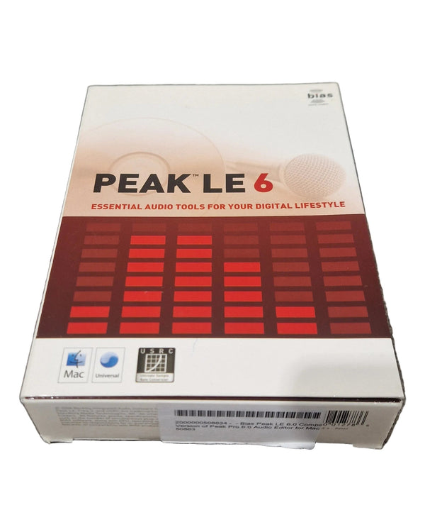 Bias Peak LE6 software - Excellent w/ Original Box