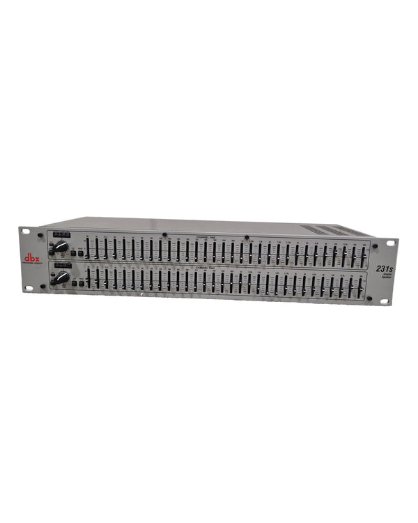 dbx 231S - Dual Channel Graphic Equalizer - Silver - Excellent w/ Original Box & Manuals