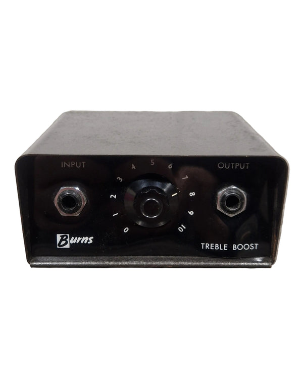 Burns Treble Boost - Guitar Effects Pedal - Black - Treble Boost Pedal - Good