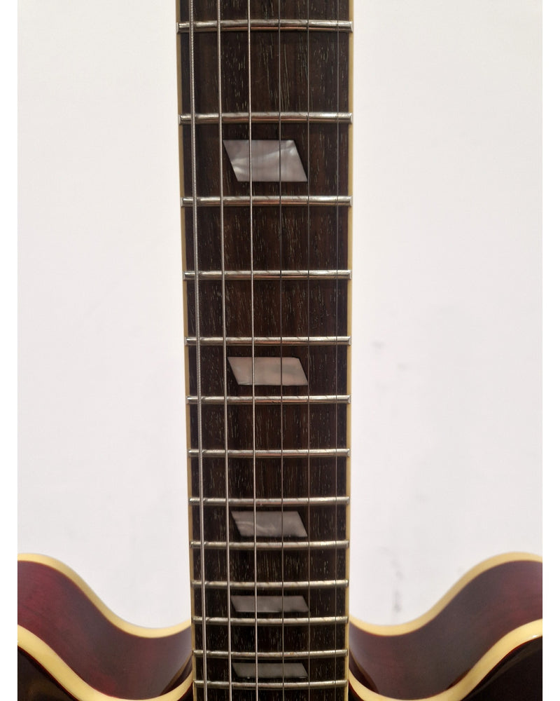Epiphone Riviera P93 - Semi-Hollow Electric Guitar - Dark Red - Excellent w/ Hard Case - Image 11
