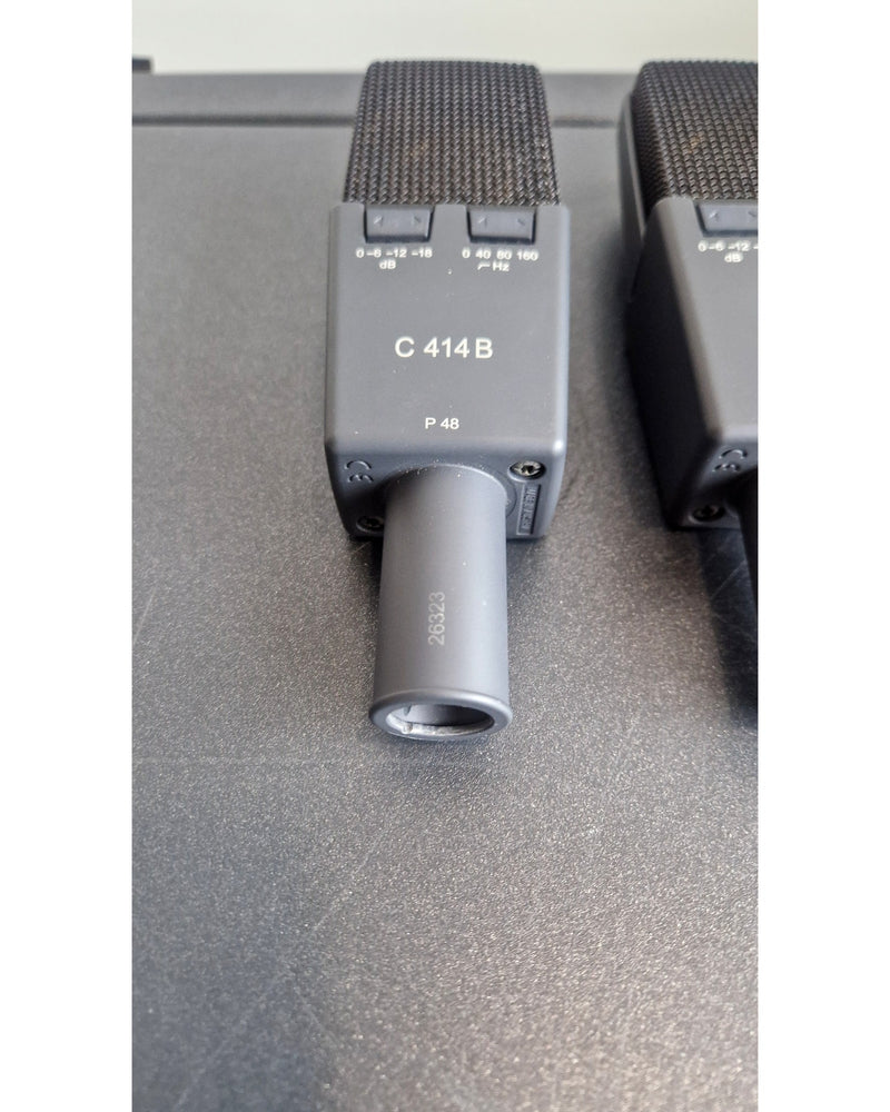 AKG C414B Matched Stereo Pair Set - Microphone - Excellent w/ Soft Case & Hard Case - Image 5