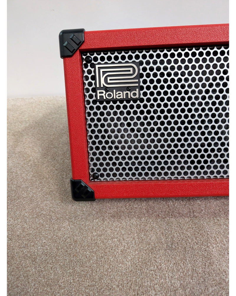 Roland Cube Street Amp - Guitar Amplifier - Red - Very Good w/ Soft Case - image 10