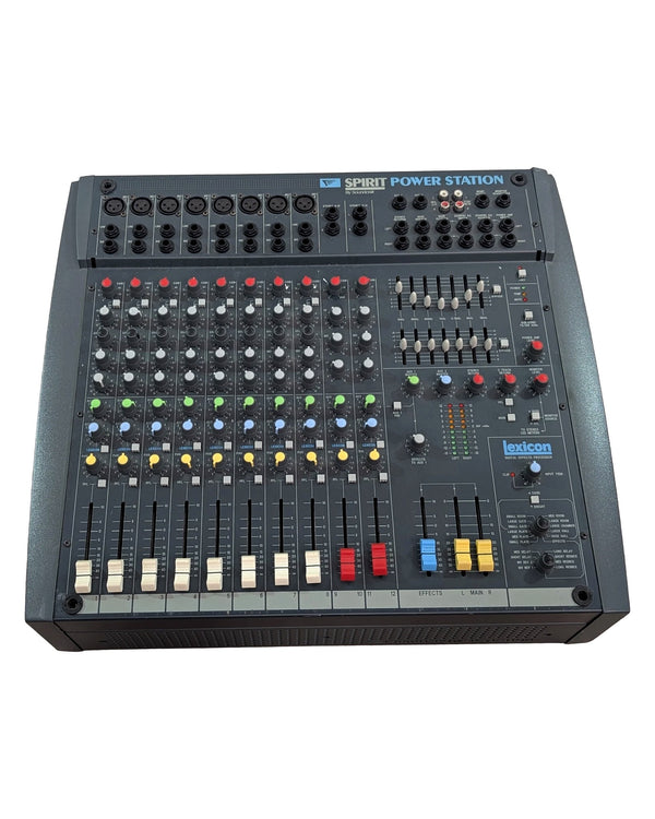Soundcraft Spirit Powerstation - Mixer - Black - Fair w/ Soft Case