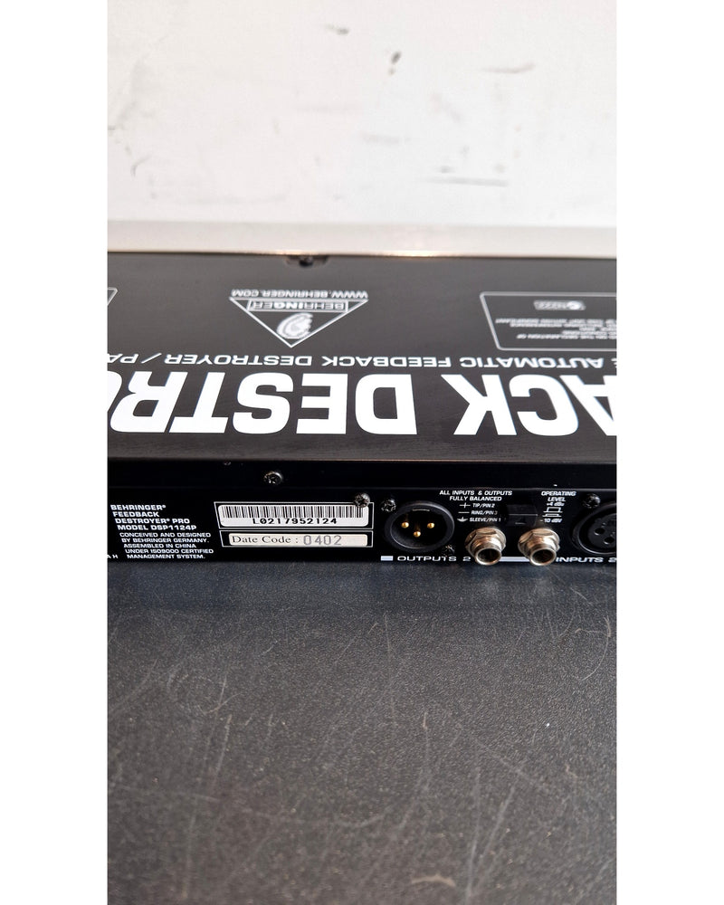Behringer Feedback Destroyer - Effect Processor - Excellent - Image 12