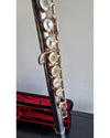 Yamaha YFL-381 - Wind Instrument - Silver - Very Good w/ Hard Case & Cleaning rod - Photo 8