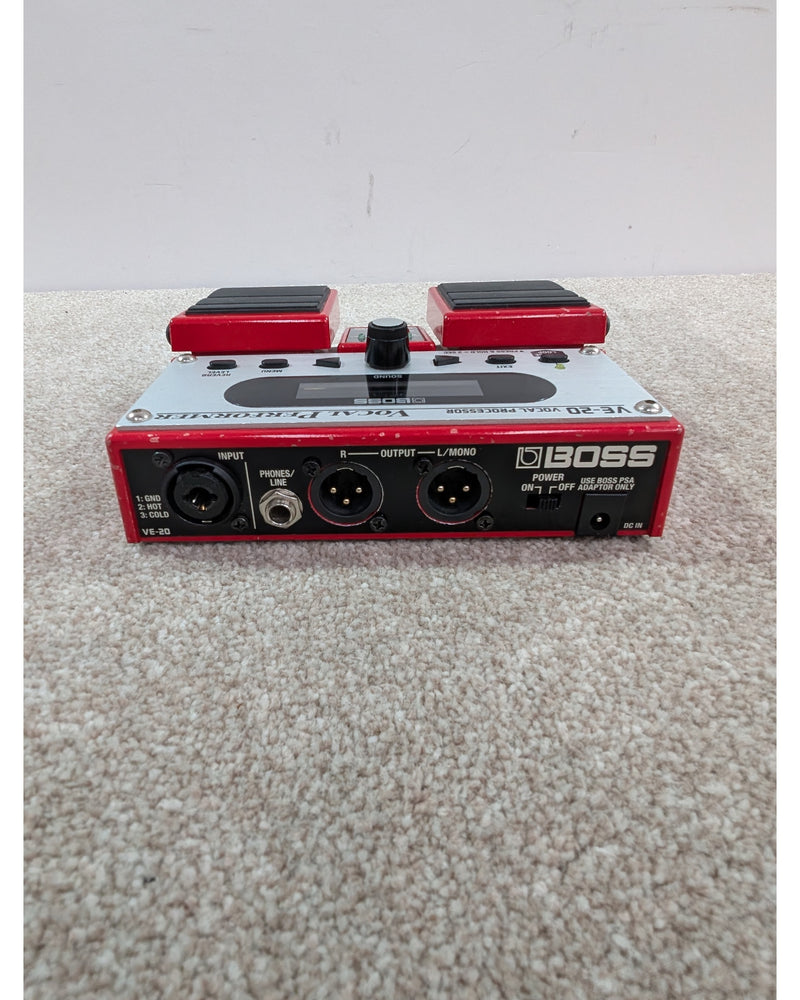 Boss VE-20 Vocal Performer - Multi-Effects Pedal - Red/Silver - Good - image 8