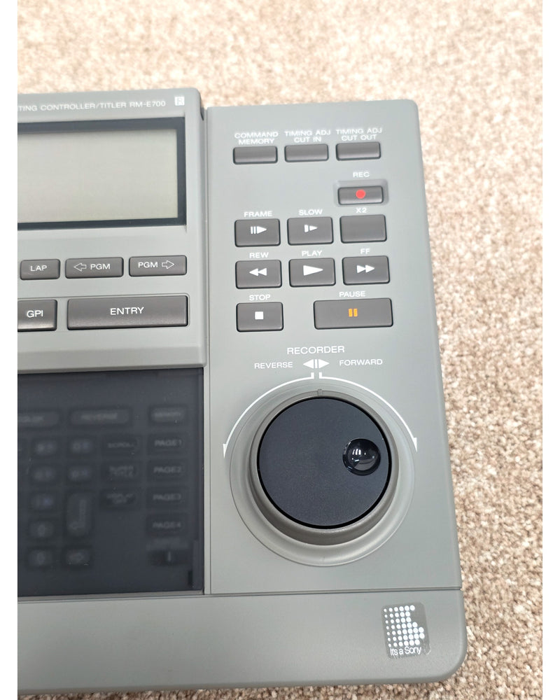 Sony RM-E700 - Media - Like New w/ Original Box & Manuals - image 11