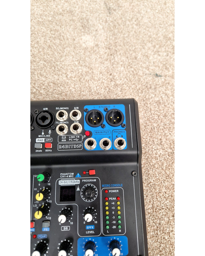 Professional Audio Mixer 8 Channel - Mixers - Excellent w/ Original Box - image 2
