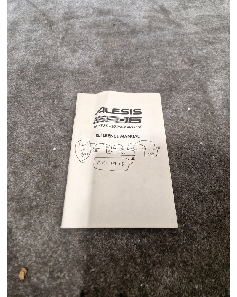 Alesis SR-16 - Drum Machine - Black - Excellent w/ Original Box & Manuals - Image 9
