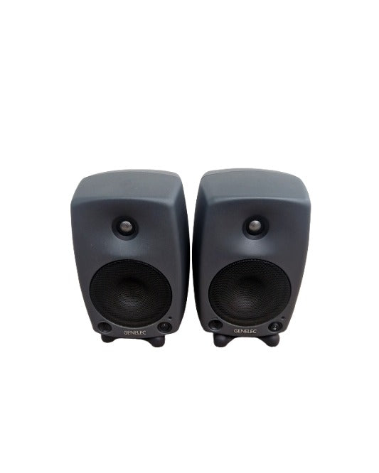 Genelec 8030A - Studio Monitors - Dark Grey - Excellent - Image 1