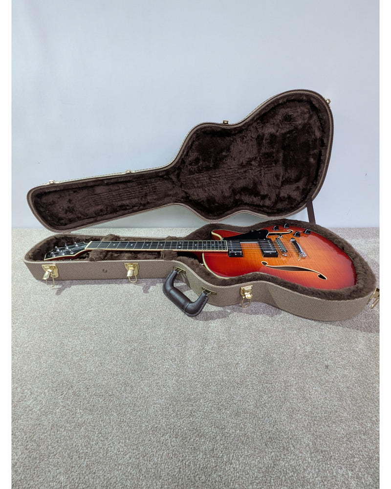Comins GCS-1 - Electric Guitar - Cherry Sunburst - Very Good w/ Hard Case - image 18