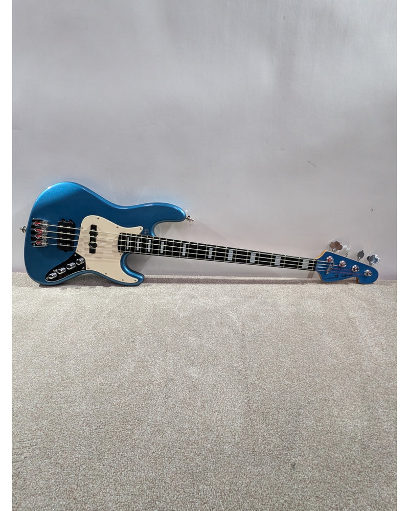 Sandberg California TM4 - Bass Guitar - Metallic Blue - Excellent w/ Soft Case - image 9