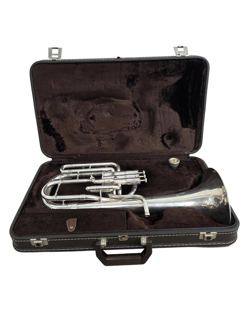 Besson Tenor Horn BE950 - Brass Instruments - Silver - Fair w/ Hard Case - image 1