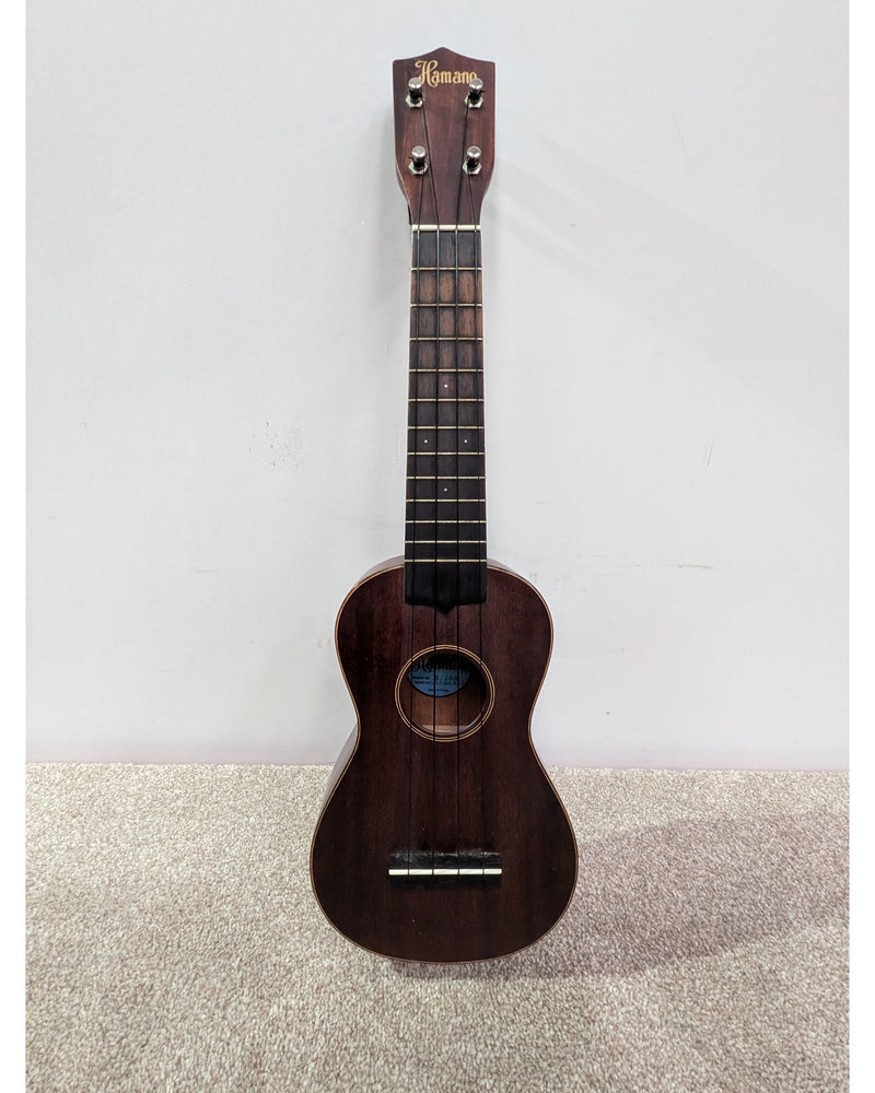 Hamano Ukulele - Ukulele - Natural Brown - Good w/ Soft Case - image 3