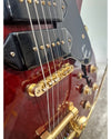 Epiphone Riviera P93 - Semi-Hollow Electric Guitar - Dark Red - Excellent w/ Hard Case - Photo 8