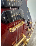 Epiphone Riviera P93 - Semi-Hollow Electric Guitar - Dark Red - Excellent w/ Hard Case - Image 8