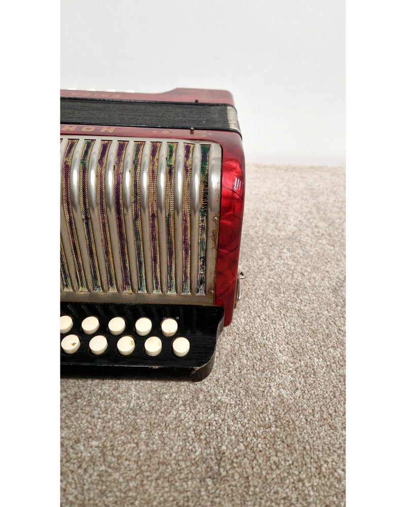 Hohner Erica - Accordion - Red - Fair - image 13