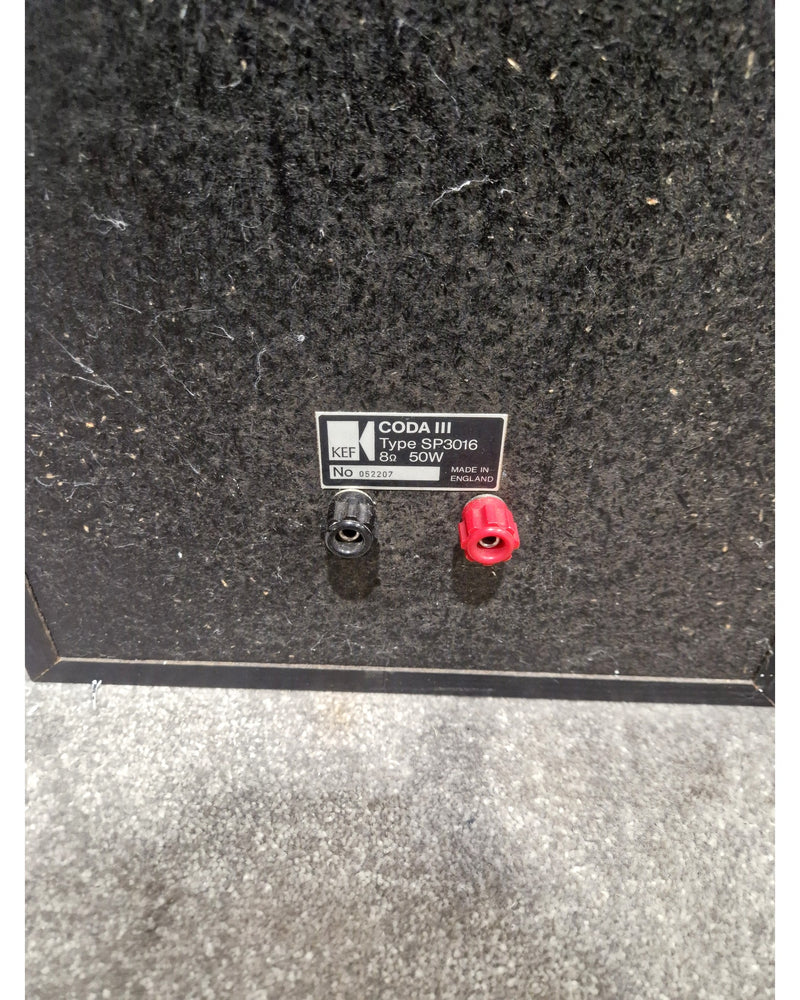 KEF - Hi-Fi Speakers Pair - Black - Excellent w/ Original Box - Image 3