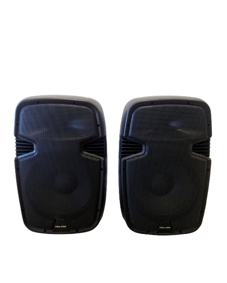 Vocal-Star 1000w PA System - PA Speakers - Pair - Black - Excellent w/ Original Box