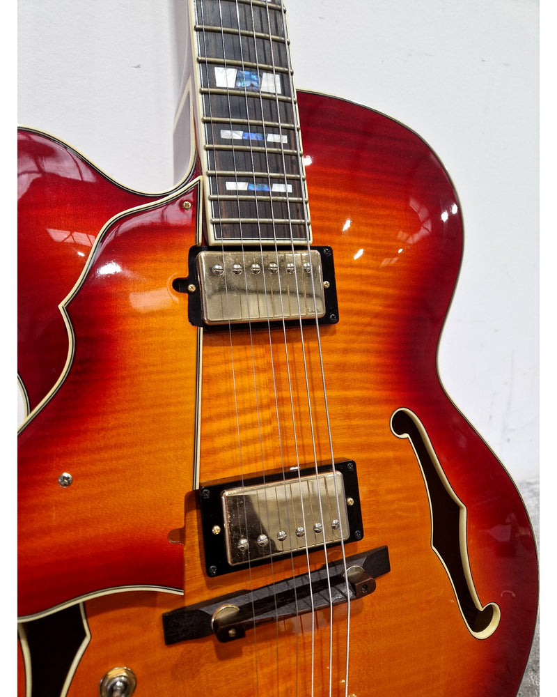 Ibanez AF155-AWB - Electric Guitar - Left-Handed - Sunburst - Excellent w/ Hard Case - Image 17