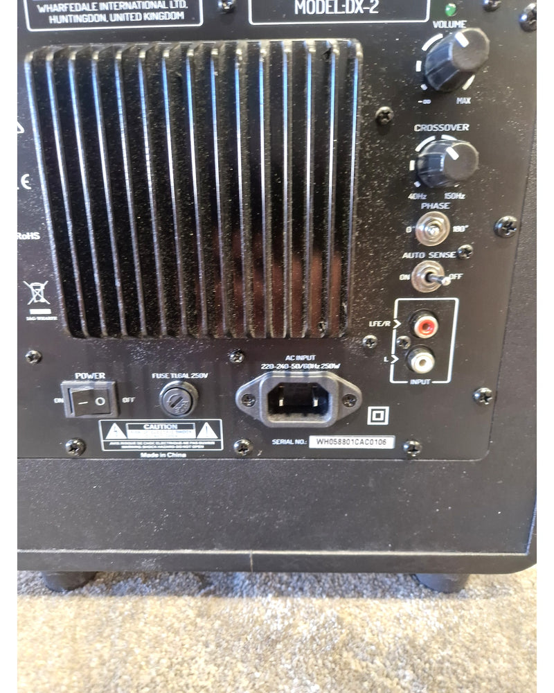Wharfedale DX-2 - Subwoofers - Black - Very Good - Image 7