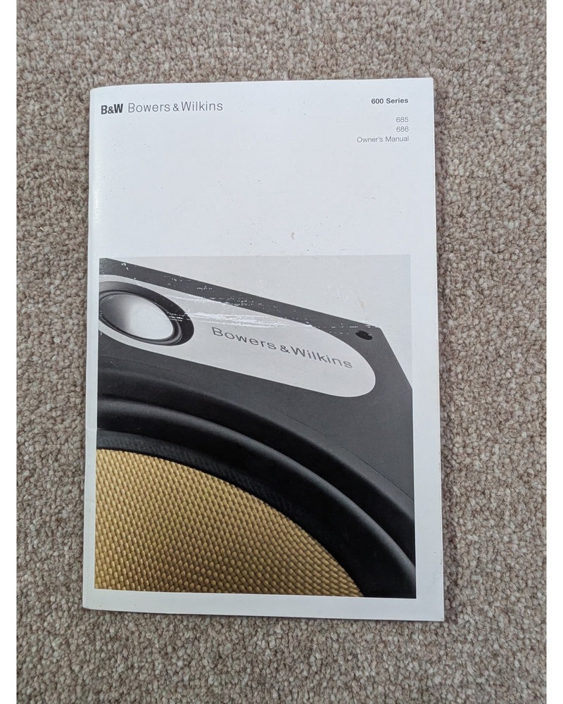 Bowers & Wilkins 685 - Hi-Fi Speakers - Excellent w/ Manuals - image 11