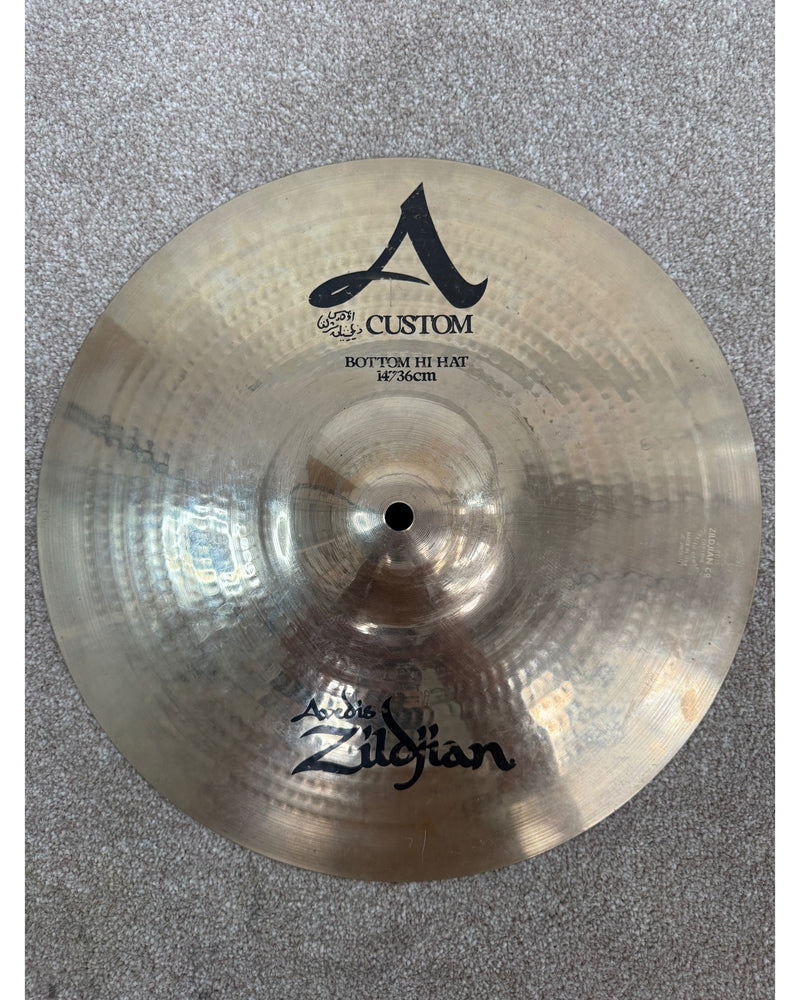 Zidijan A Custom Hi Hat - Pair - Good - image 5