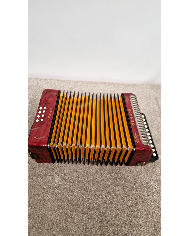Hohner Erica - Accordion - Red - Fair - image 2