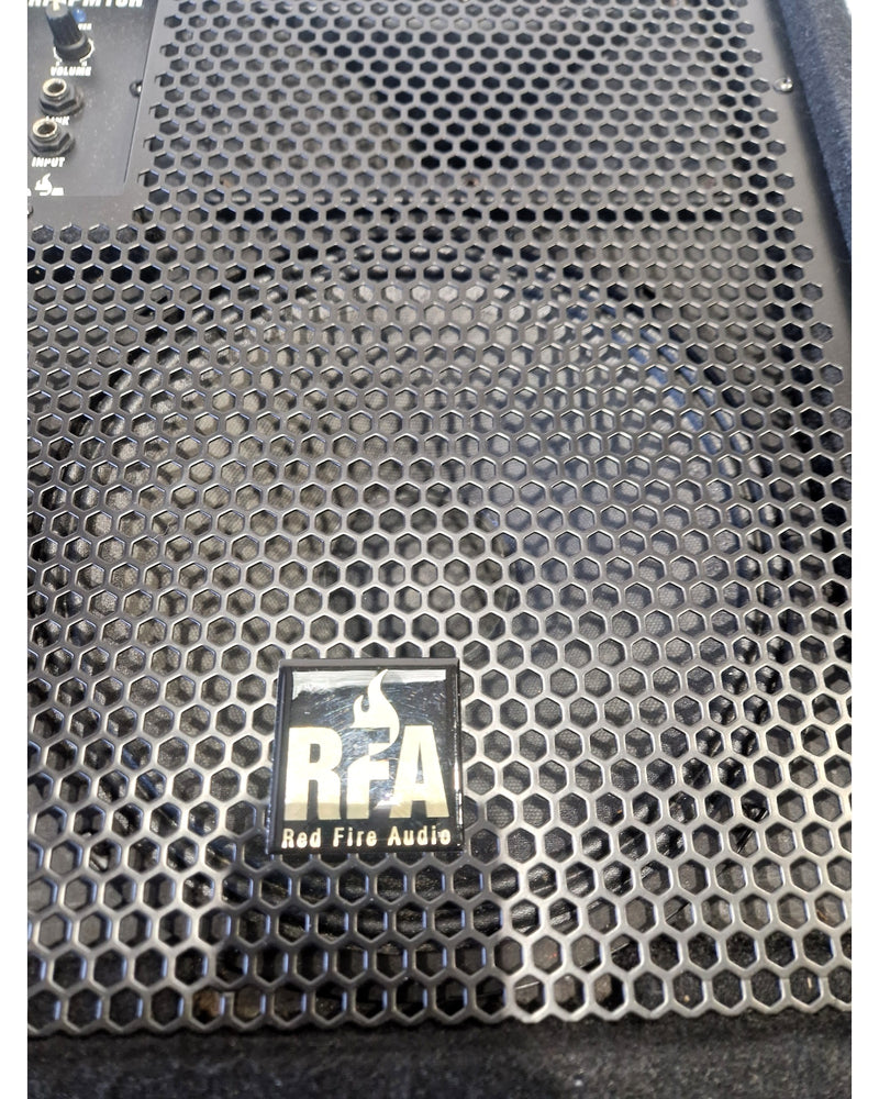 RFA-PM10H Red Fire Audio - 150W Powered Wedge Stage Monitor - Black - Excellent w/ Original Box - Image 7
