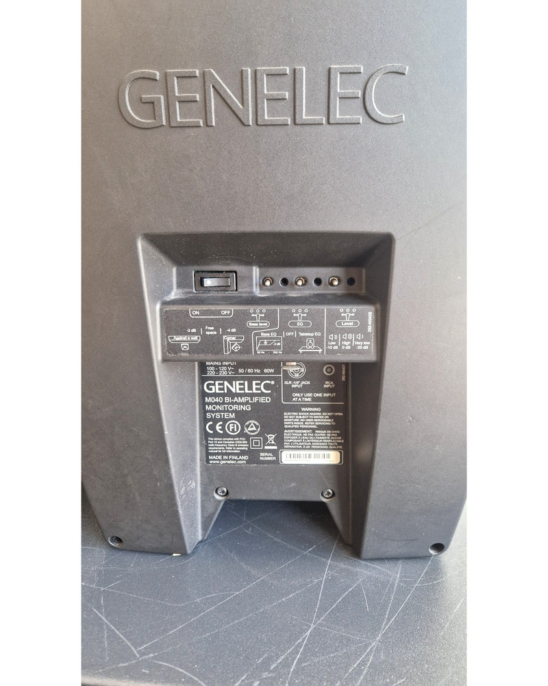 Genelec M040 - Studio Monitors Pair - Black - Excellent - Image 4