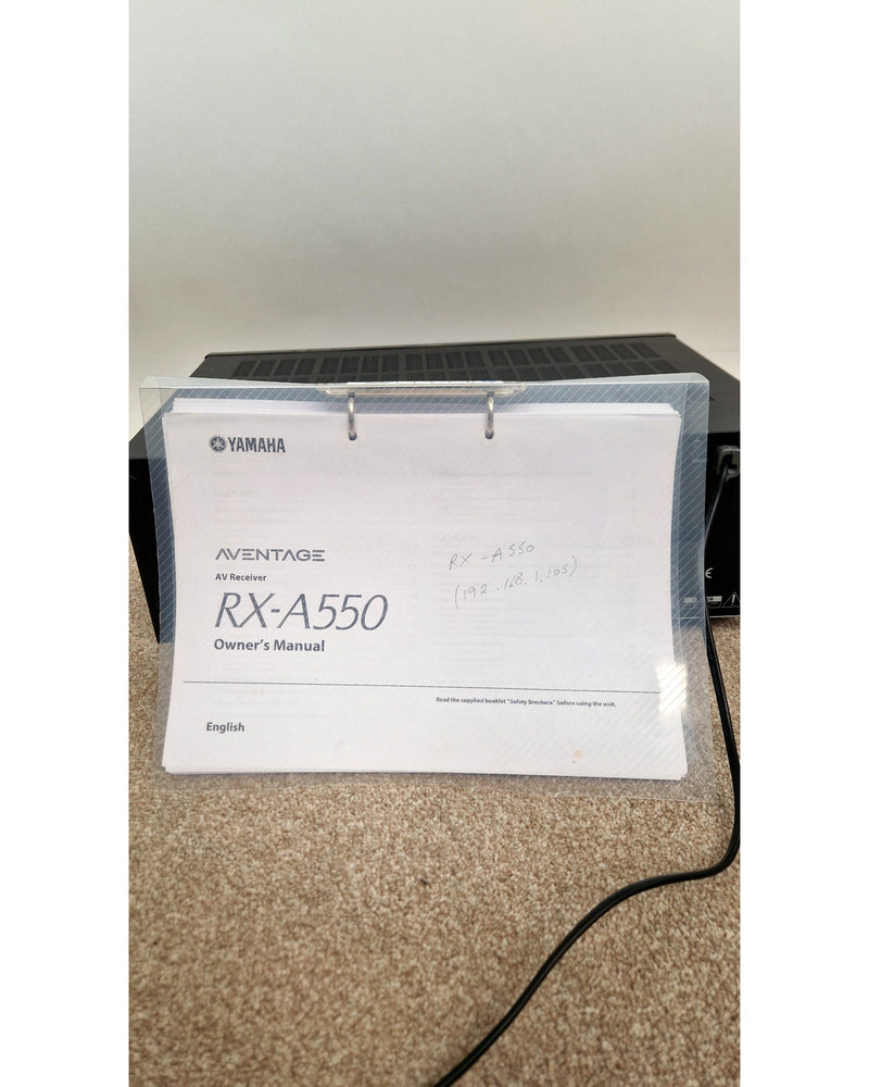 Yamaha RX-A550 - Very Good w/ remote_control & Manuals - image 15