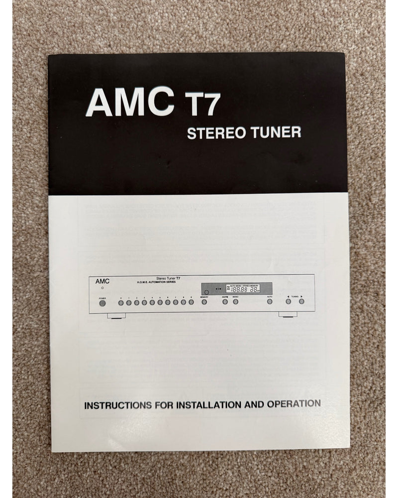 AMC T7 Stereo Tuner - Hi-Fi Tuner - Good w/ Manuals & remote_control - image 12