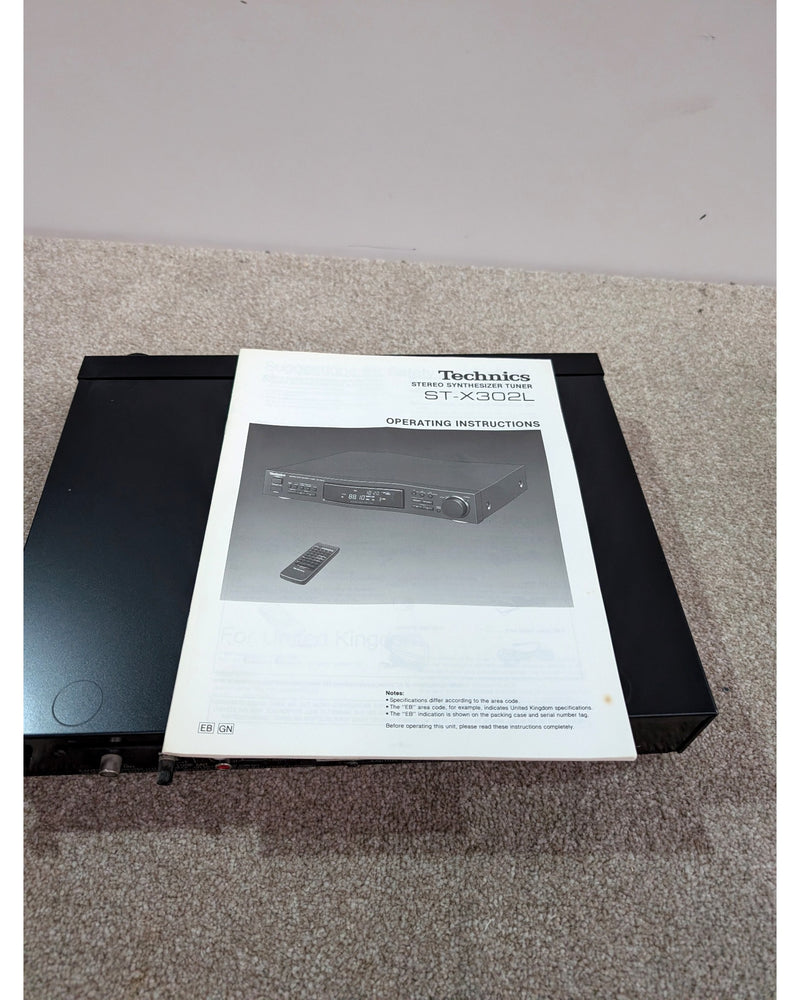 Technics ST-X302L - Hi-Fi Tuner - Good w/ Original Box, Manuals, remote_control - image 3