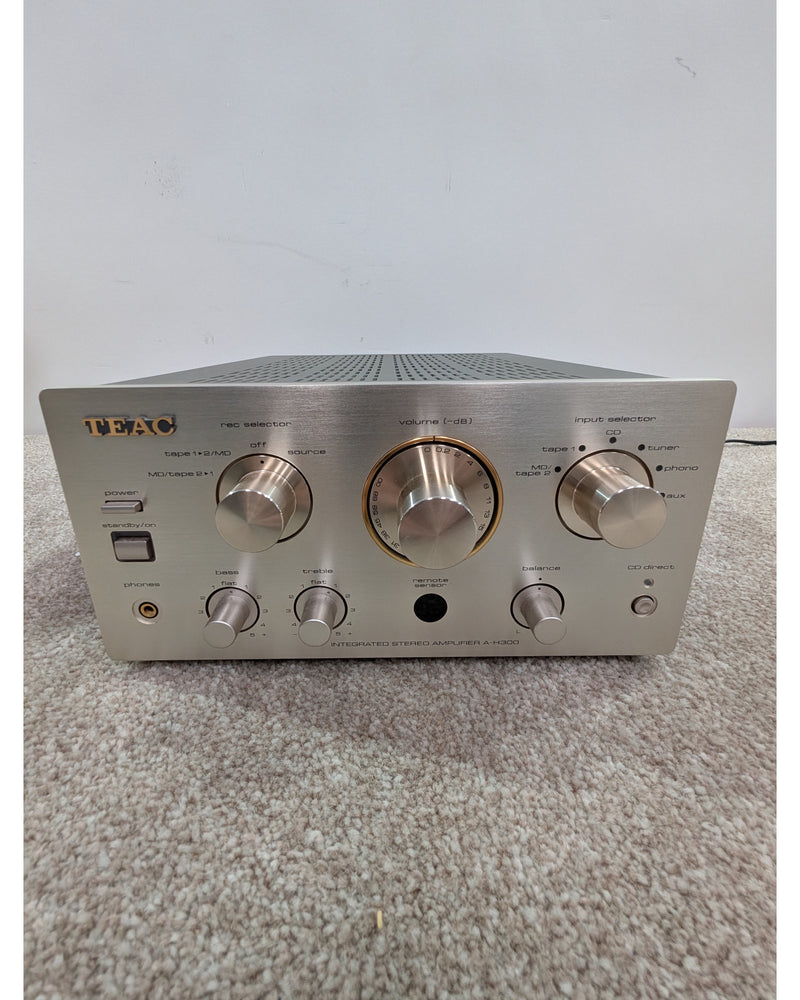 TEAC H300 System (CD, Amplifier, Tuner, Cassette Deck) - Media Player - Silver - Very Good w/ Original Box - image 8