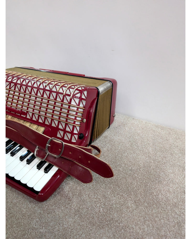 Hohner Atlantic IV Deluxe - Accordion - Red - Fair - image 9