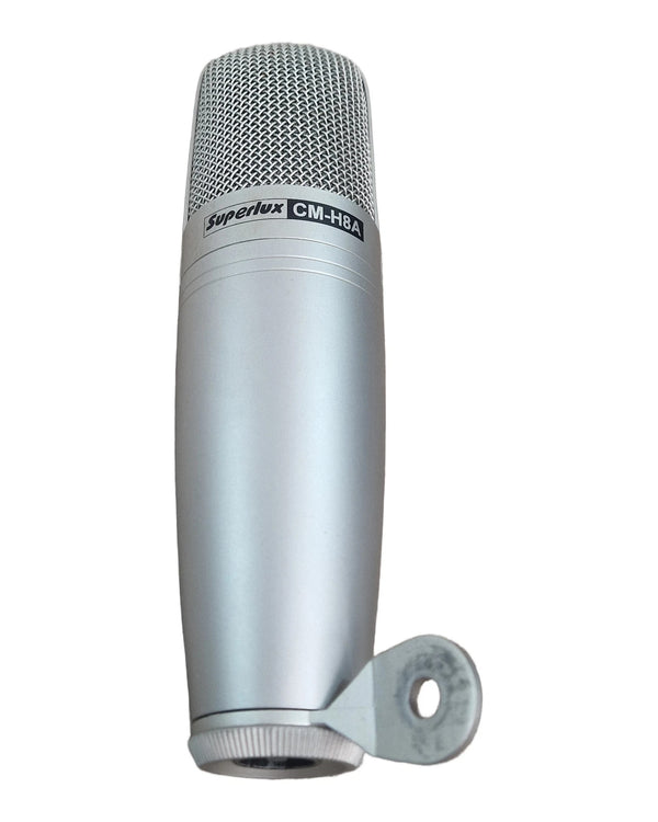 Superlux CM-H8A - Condenser Microphone - Silver - Excellent w/ Hard Case & Manuals