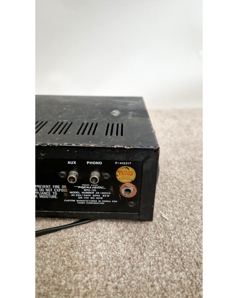 Realistic MPA-20 - Power Amplifier - Fair - image 11