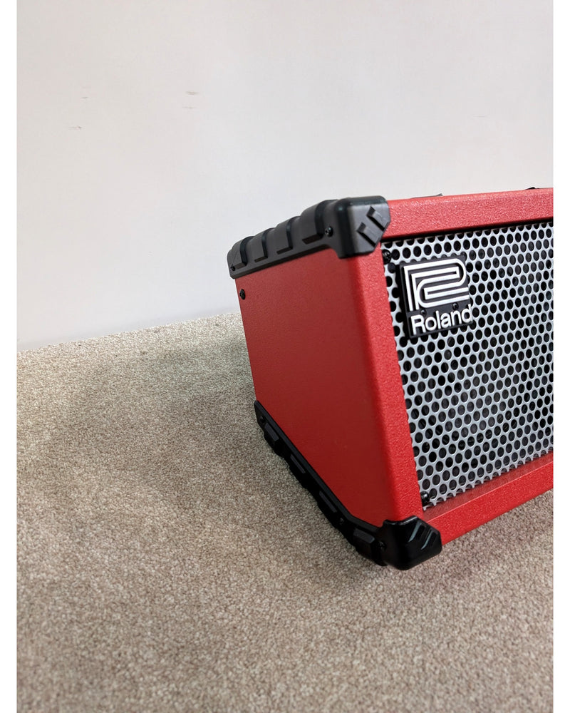 Roland Cube Street Amp - Guitar Amplifier - Red - Very Good w/ Soft Case - image 9