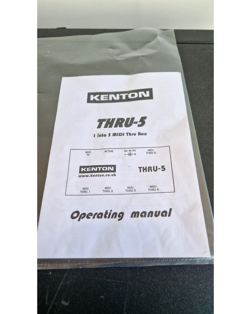 Kenton THRU-5 - MIDI Interface - Like New w/ Power Supply & Manuals - Image 2