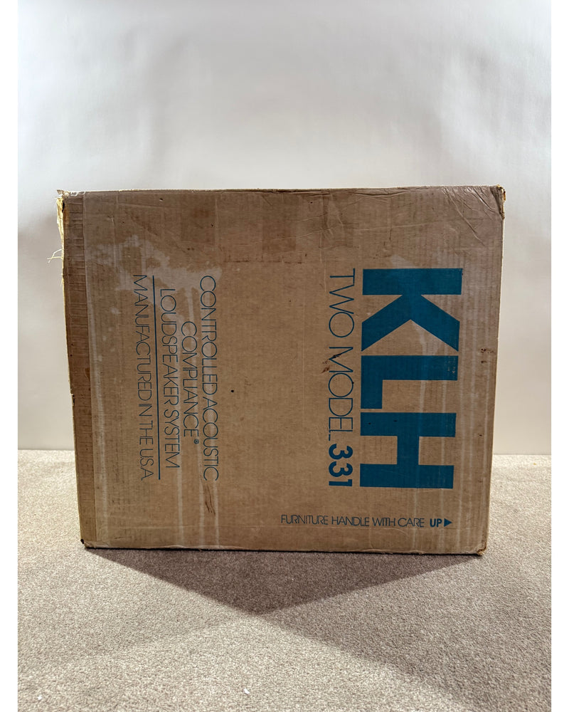 KLH Two Model 331 - Hi-Fi Speakers - Black/Wood - Good w/ Original Box & Manuals - image 12