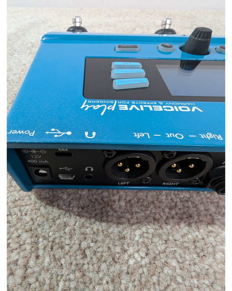 TC-Helicon VoiceLive Play - Multi-Effects Pedal - Blue - Good w/ Power Supply - image 14