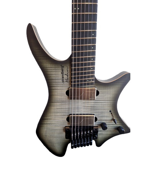 Strandberg Boden Prog 7 - Electric Guitars - Black/Grey - Excellent w/ Soft Case & Original Box - Image 1
