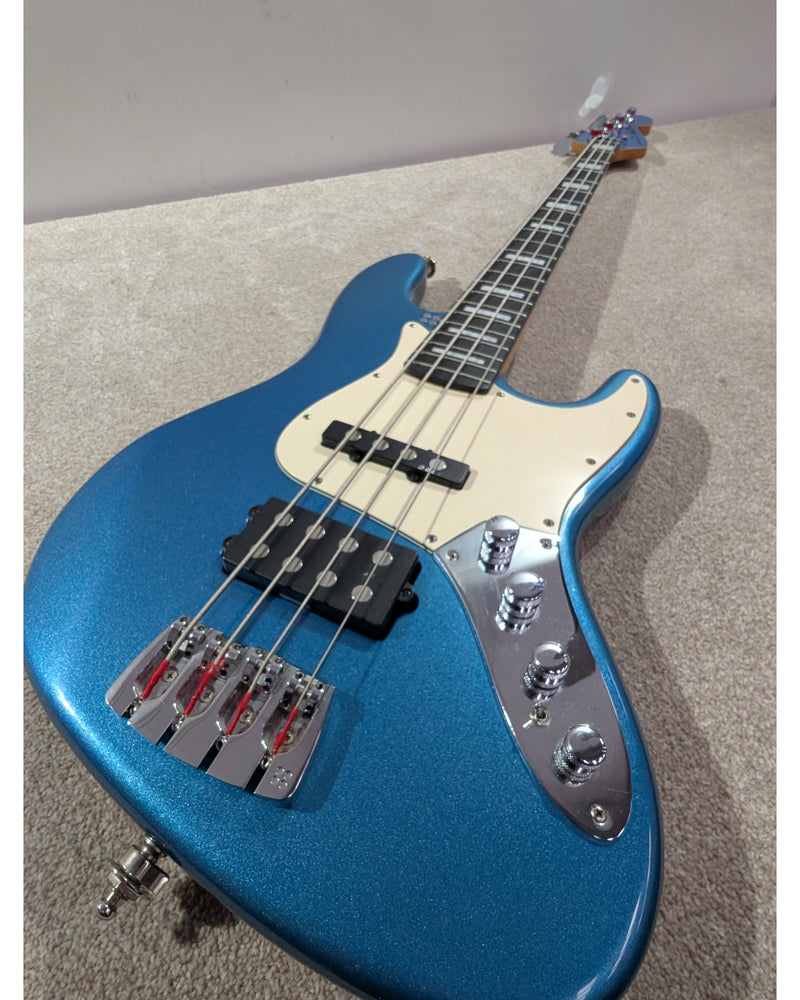 Sandberg California TM4 - Bass Guitar - Metallic Blue - Excellent w/ Soft Case - image 14
