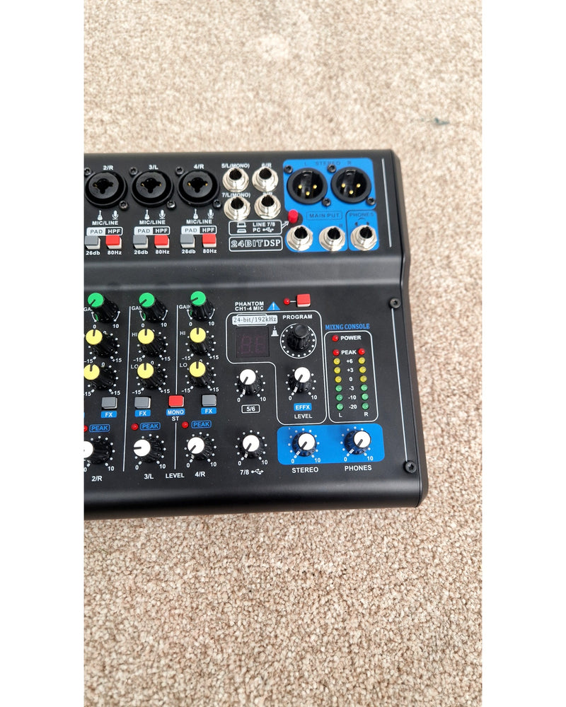 Professional Audio Mixer 8 Channel - Mixers - Excellent w/ Original Box - image 6