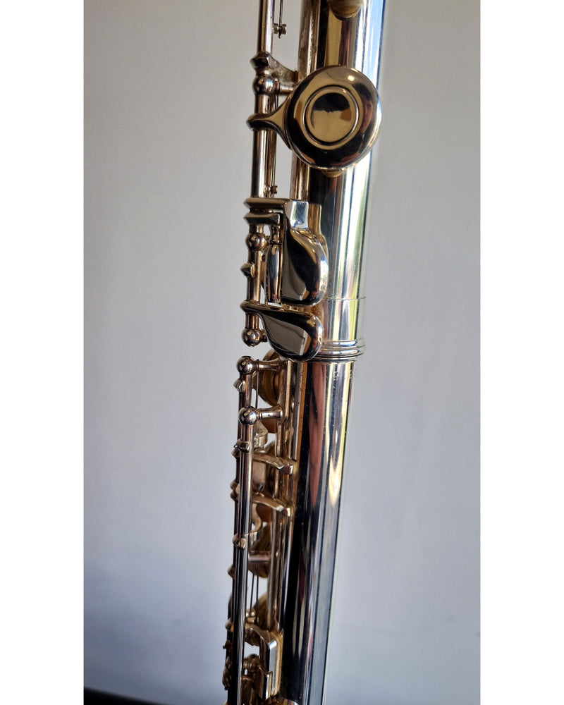 Yamaha YFL-381 - Wind Instrument - Silver - Very Good w/ Hard Case & Cleaning rod - Image 5