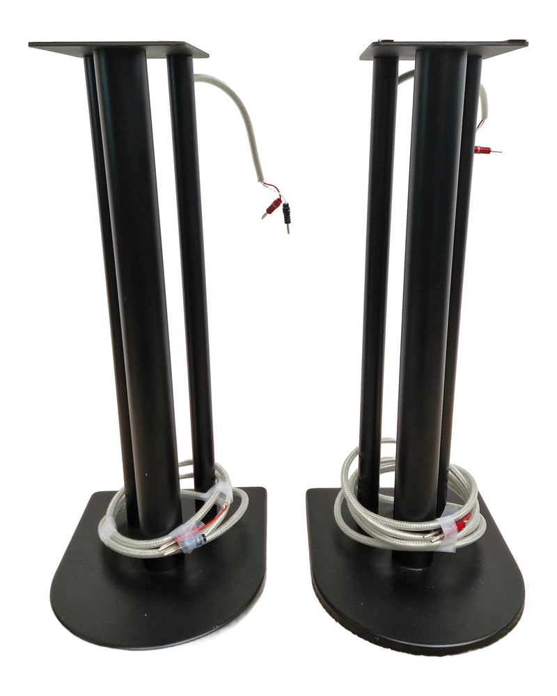 Hi-Fi Speaker Stands - Built In Banana Jack Leads - Excellent - image 1