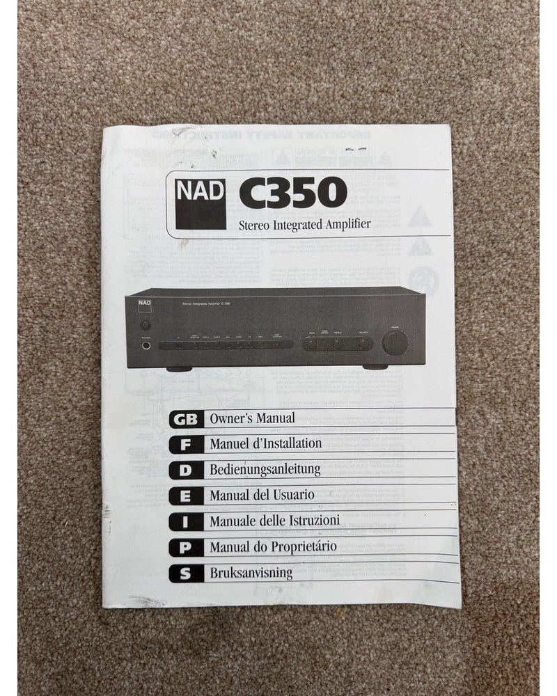 NAD C 350 - Hi-Fi Amplifier - Very Good w/ Manuals - image 11