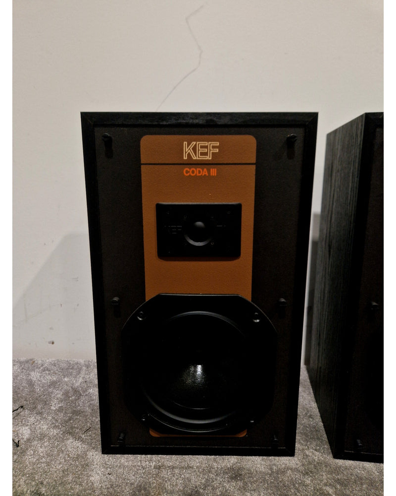 KEF - Hi-Fi Speakers Pair - Black - Excellent w/ Original Box - Image 6