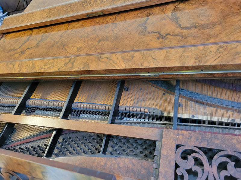 Collard & Collard Grand Piano - Burr Walnut - Excellent (Read Description) - Image 2