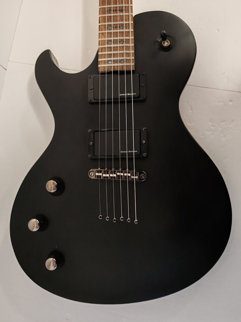 Schecter Diamond Series Demon Solo 6 Custom Black Electric Guitar Left Handed - Image 1